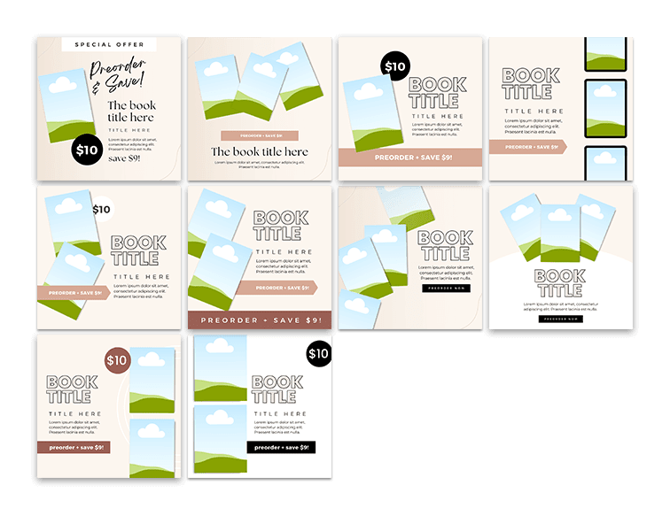 Facebook Ad Template Bundle for Coaches And Course Creators